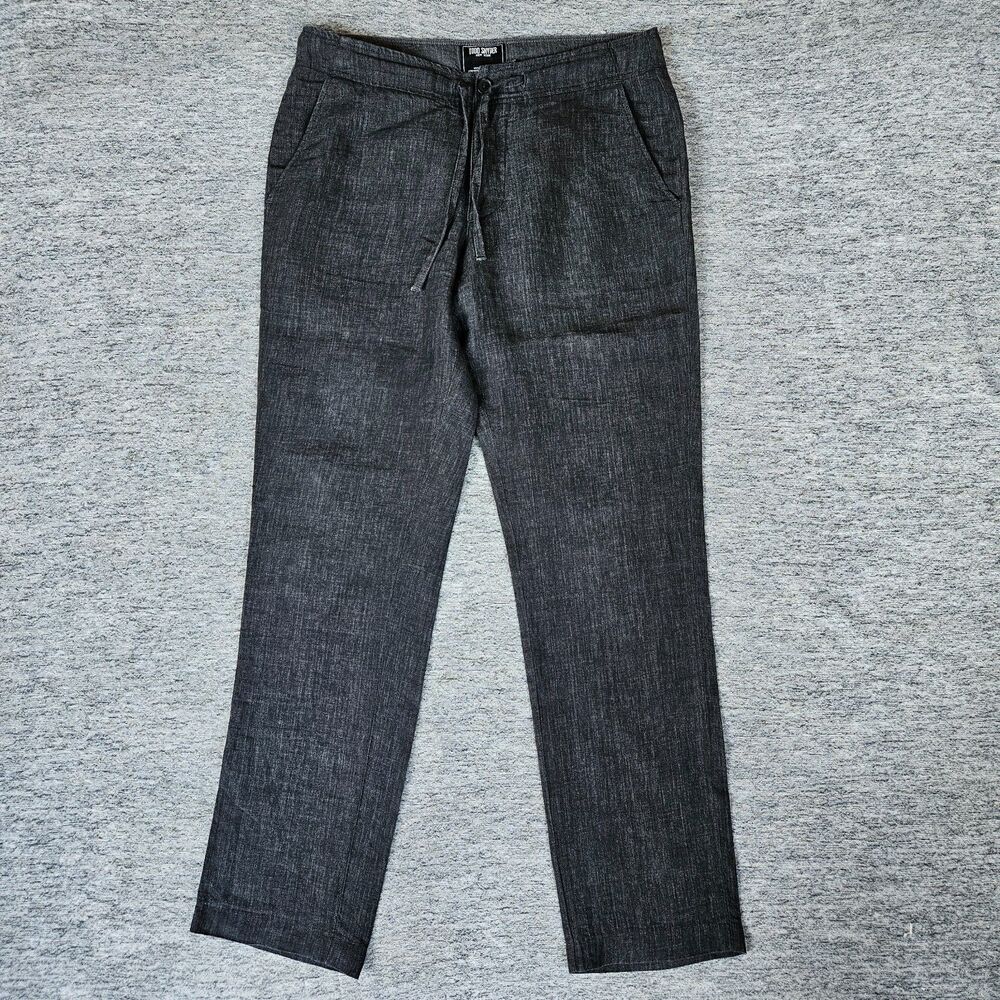 Todd Snyder Beach Pant 100% Linen Black Size XS 31x31 Coastal Resort Preppy EUC